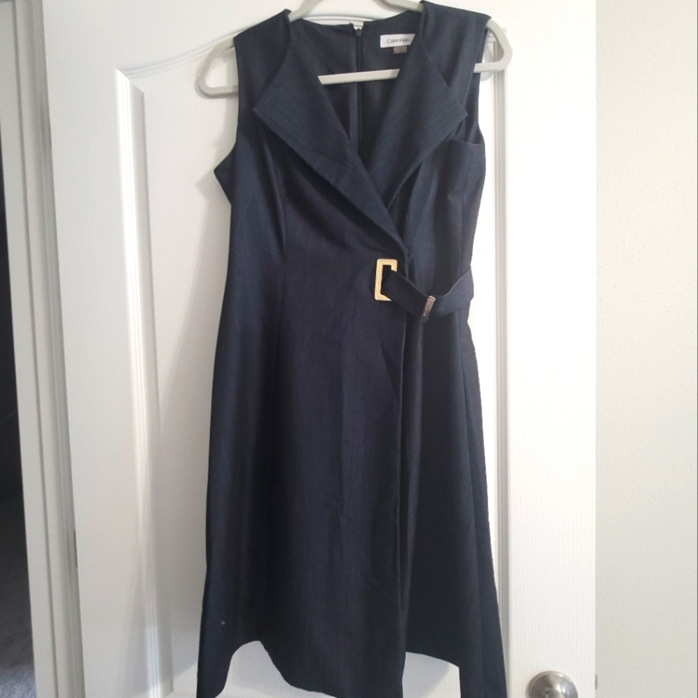 Dark Blue Jeans Calvin Klein Dress